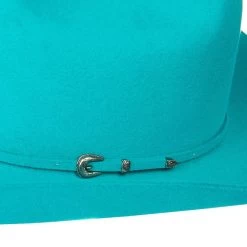 Rodeo King 7X Turquoise 4 1/4in. Brim 10 Rodeo King 7X Turquoise 4 1/4in. Brim -HORSE TACK Store RK481 4