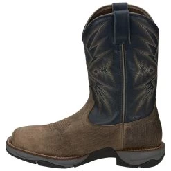 Tony Lama Men Bartlett Stone 11` Wide Square Steel Toe -HORSE TACK Store RR3361 2