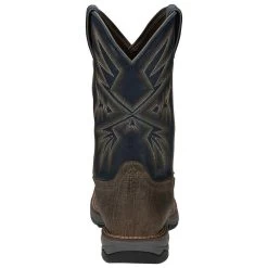 Tony Lama Men Bartlett Stone 11` Wide Square Steel Toe -HORSE TACK Store RR3361 3
