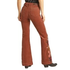 Rock & Roll Denim Corduroy Embroidered Trouser -HORSE TACK Store RRWD5HR0J9 1