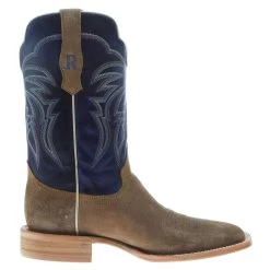 R Watson Boots Men's Café Boar Square Toe 11in Bone Sinatra Top Cowboy Boot -HORSE TACK Store RW8604 2 04