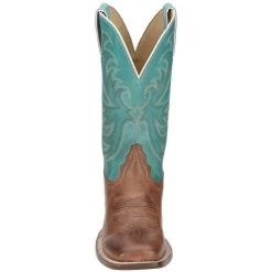 Tony Lama Women's Rowena Caramel Wide Square Toe With 11in. Shaft -HORSE TACK Store SA2101 04