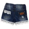 Shea Baby Girl's Denim Lace Shorts -HORSE TACK Store SBD02 02