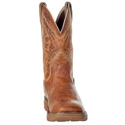 Justin Boots Women's Stampede Rush Tan Waterproof Soft Toe Work Boot -HORSE TACK Store SE4353 2