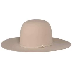 Resistol 100X Pure 4 /4in. Brim Open Crown Felt Cowboy Hat 7 Resistol 100X Pure 4 /4in. Brim Open Crown Felt Cowboy Hat -HORSE TACK Store SFPRSE 184261 2