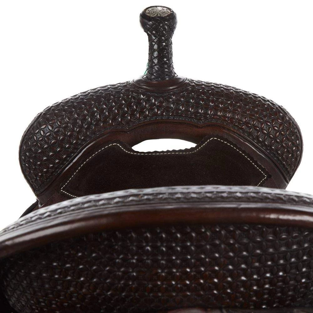 Reinsman Charmayne James Record Breaker Barrel Saddle 4 Reinsman Charmayne James Record Breaker Barrel Saddle - Image 3