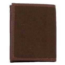 STS Ranch Wear Men's Chocolate Canvas Hidden Cash Wallet -HORSE TACK Store STS63875 2
