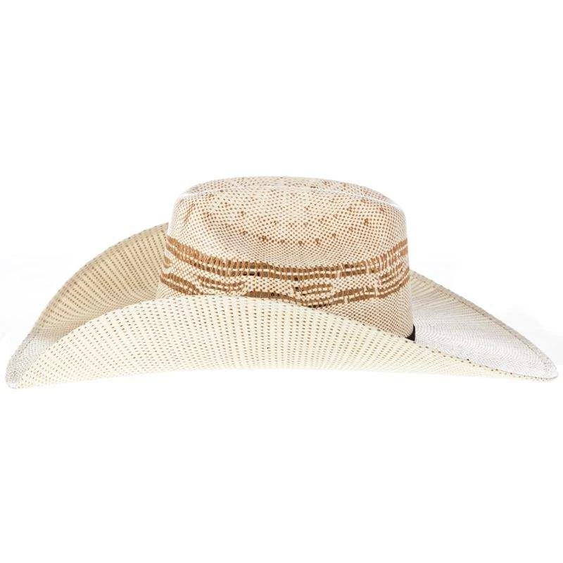 Twister Tan Bangora Straw Cowboy Hat 4 Twister Tan Bangora Straw Cowboy Hat - Image 2