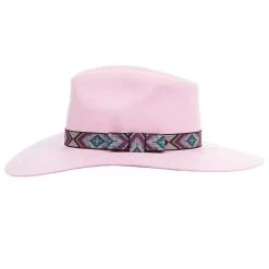 M&F Girls Pinch Front Pink Fashion Hat 3 1/2` Brim -HORSE TACK Store T7890030 3