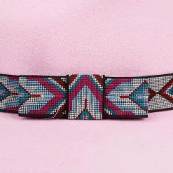 M&F Girls Pinch Front Pink Fashion Hat 3 1/2` Brim -HORSE TACK Store T7890030 4