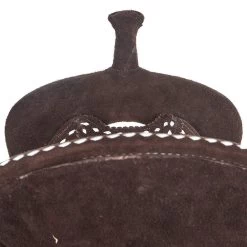 Tomahawk Chocolate Roughout 14 Inch Lightweight Barrel Saddle With Buckstitch 7 Tomahawk Chocolate Roughout 14 Inch Lightweight Barrel Saddle With Buckstitch -HORSE TACK Store TH AL01214 2