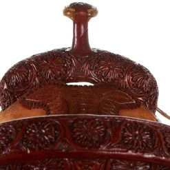 Tomahawk 3/4 Breed Floral Team Roper With Quilted Seat -HORSE TACK Store TMK B F06 34F 04