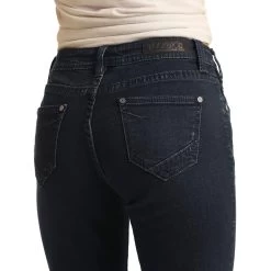 Rock & Roll Denim Mid Rise Extra Stretch Dark Wash Trousers Jeans -HORSE TACK Store W8M4164 A 20 2
