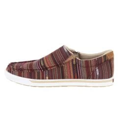 Twisted X Women's Merlot Multi Slide On Casual Shoe -HORSE TACK Store WCA0046 3
