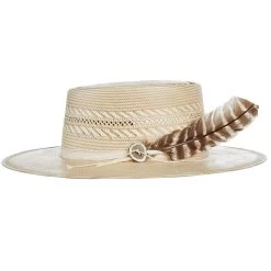 Stetson Hats Batterson Two Tone Fashion Straw Hat -HORSE TACK Store XSBTSN 253496MO 03
