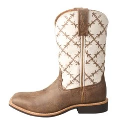 Twisted X Kid's Bomber And White Top Hand Boot -HORSE TACK Store YTH0010 2